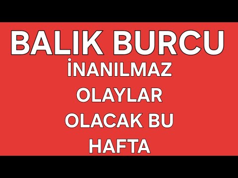 7 - 13 TEMMUZ HAF. BALIK BURCU TAROT FALI #AŞK #İŞ #PARA İNANILMAZ OLAYLAR OLACAK BU HAFTA