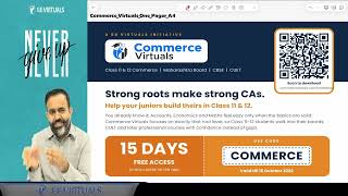 Commerce Virtuals l Complete Prep for 11th and 12th Standard l MH Board and CBSE 