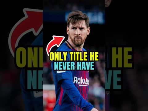 Only this award Lionel Messi never have ๐ณ