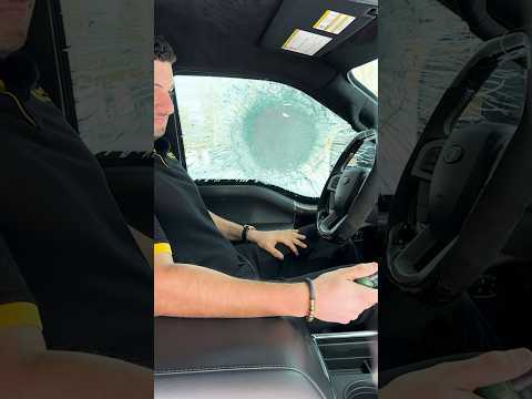 Here’s what it’s like to get shot at with a .50BMG…Introducing MASTIFF® ?? #cars #automobile