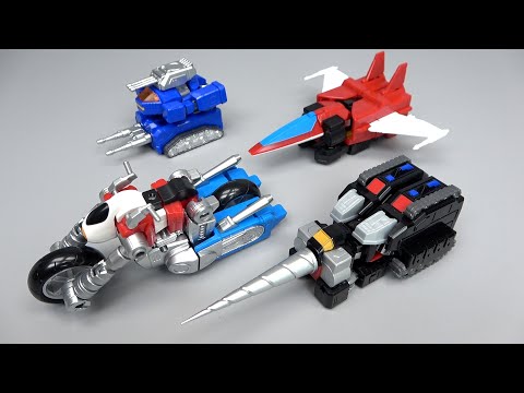 MACHINEROBO] ROD DORILL BIKE ROBO BLUE JET BATTLE ROBO(MEGAHOUSE MACHINE BUILD-BAIKANFU)