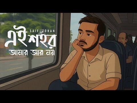 এই শহর আমার আর নয় | Ei Shohor Amar Ar Noy | Saif Zohan | Lyrical Video | Bangla New Song 2025