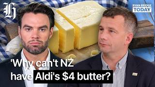 YouTube video thumbnail: Why can't NZ Have Aldi's $4 Butter? David Seymour's Trying
