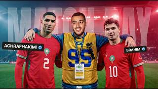 I Walked Onto The Pitch With Achraf Hakimi & Brahim Díaz 🤯🇲🇦