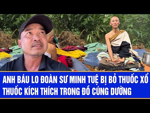 Anh Báu lo đoàn sư Minh Tuệ bị bỏ thuốc xổ, thuốc kích thích trong đồ cúng dường