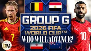 Belgium vs New Zealand | Egypt vs Iran | FIFA World Cup 2026 | Group G | Preview & Predictions |DTM