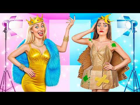 Rich vs Broke Dress to Impress Challenge | Extreme Makeover from Nerd to Popular Girl by Multi DO