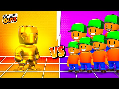1 PROPLAYER VS TODOS no Stumble Guys! JOGUEI DEMAIS!