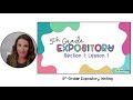 Understanding Expository Writing Concepts