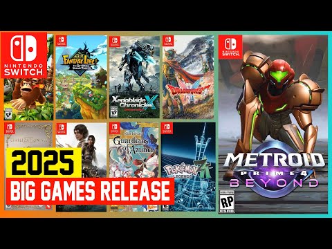 20 BIG Nintendo Switch Games Coming In 2025 | Upcoming Games