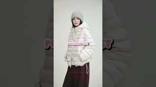 How to Style a Down Jacket Without Looking Bulky 🧥✨ Winter Fashion Tips!