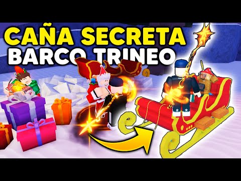 Completo Todos Los Quests de Santa y Consigo Caña Secreta y Bote Trineo en Roblox Fisch