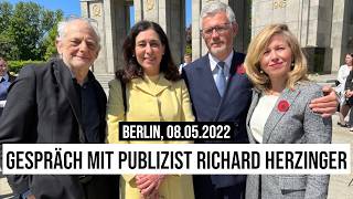 08.05.2022 Berlin Publizist Richard Herzinger (1955 — 2025): Empfang von Botschafter Andrij Melnyk
