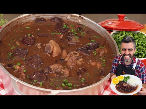 COMO FAZER A MELHOR FEIJOADA DO MUNDO - SIMPLES E DELICIOSA - Receitas de Pai