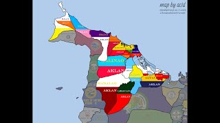 Flag map of the municipalities of Aklan (Speedpaint)