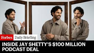 YouTube video thumbnail: How Jay Shetty Is Turning A $100 Million Podcast Deal Into A ‘Conscious Empire’