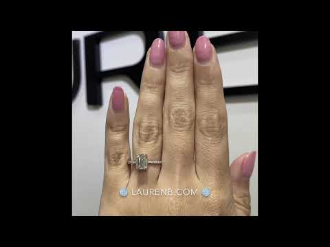 1.5 ct Emerald Cut Diamond Invisible Gallery™ Engagement Ring