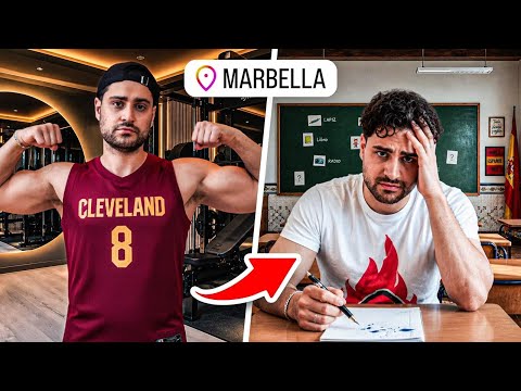 MEIN ERSTER SPANISCHKURS MIT MELINA!😂🇪🇸 + ICH TESTE ZUM ERSTEN MAL MEIN HOMEGYM💪 VLOG AUS MARBELLA🔥