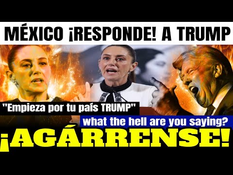 ¡ÚLTIMA HORA! de EEUU, La presidenta de México Claudia Sheinbaum responde con FIRMEZA a Donald TRUMP