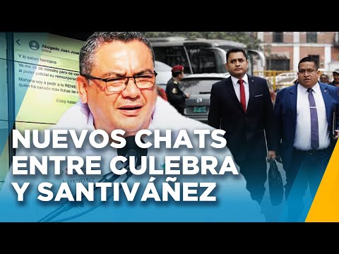 Nuevos chats entre Santiváñez y Culebra días antes del nombramiento del ministro de Interior