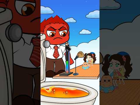 INSIDE OUT 2: Gangnam Style with Anger #shorts #animation #insideout2
