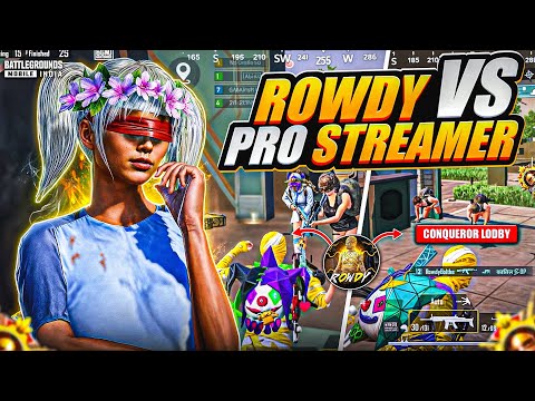 Pro Streamers Got Frustrated😱🔥 Streamers VS Rowdy Part -1 😁