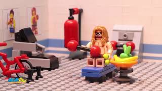 LEGO Gym Workout in Stop Motion