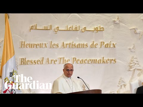 YouTube video thumbnail: Pope Leo Tells Lebanese Leaders 'Peace is a Desire and a Vocation'