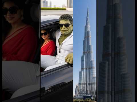 👉 হাল্ক আর তার বউয়ের হানিমুন | Hulk Honeymoon in Burj Khalifa | Hulk Bangla Funny Video