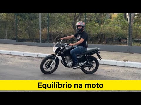 Como ter equilíbrio na moto Iniciante