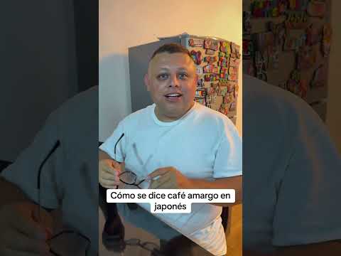 Cómo se dice café amargo en japonés