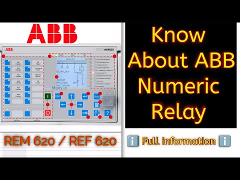 REM 620 relay, Full information about relay. Numerical relay setting .