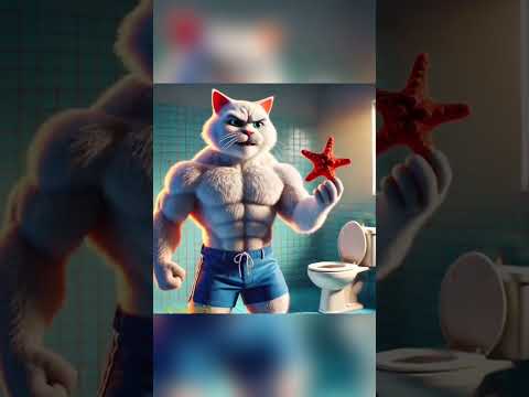 Starfish Monster takes revenge on cat family