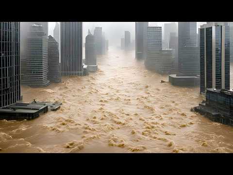 Entire skyscrapers are sinking! China will never be the same after such a flood