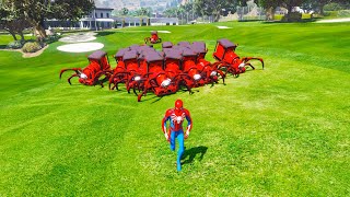 Spider Man in Danger! Iron Man, Superman & Captain America vs Choo Choo Charles! 🚀🕷️