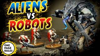 ALIENS vs ROBOTS! | 2,000 Point Grimdark Future Battle Report - Mission Cards