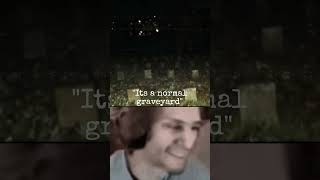 xqc becoming uncanny - a normal graveyard? #xqc #xqcmemes #fyp #shorts
