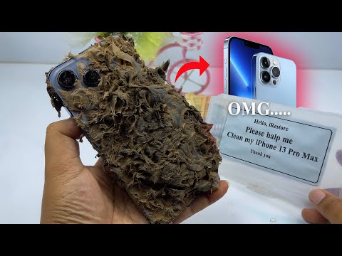 👌... How to clean iphone 13 pro max // Restoration iPhone cracked