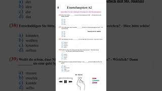 8. Einstufungstest A2  #deutschlernen #germanlanguage