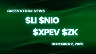 Li Auto ($LI) | NIO ($NIO) | XPeng ($XPEV) | ZEEKR Intelligent Technology ($ZK)