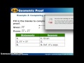 Geometric Proofs and Deductive Reasoning