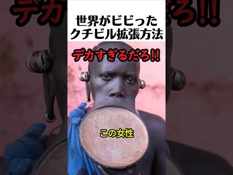 世界がビビった唇拡張