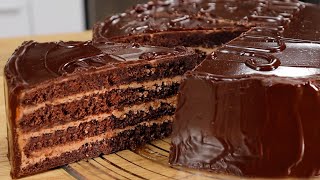 Легендарный ТОРТ "ПРАГА"как в советское время! Самый вкусный шоколадный торт!