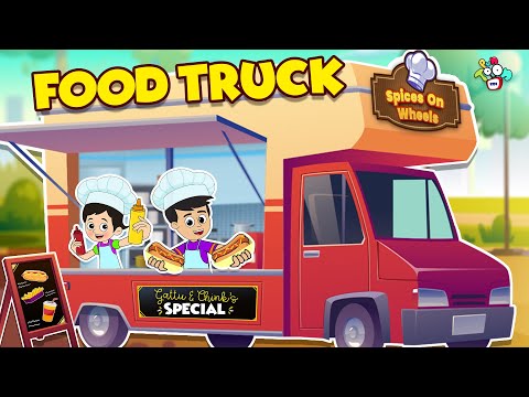 गट्टू चिंकी का FOOD TRUCK | Spices on Wheels | हिंदी कार्टून | Moral Story | PunToon Kids Hindi