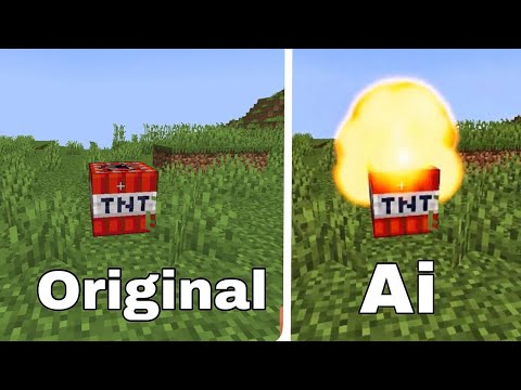 How AI sees minecraft......