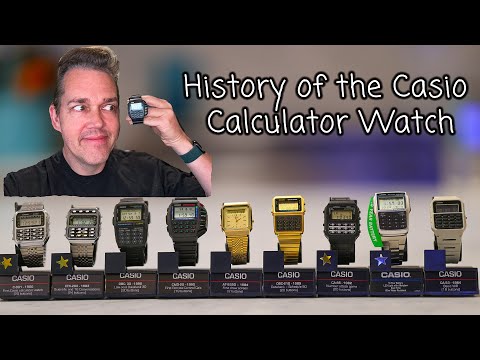 Calculator watch history part 2 The Casio Years