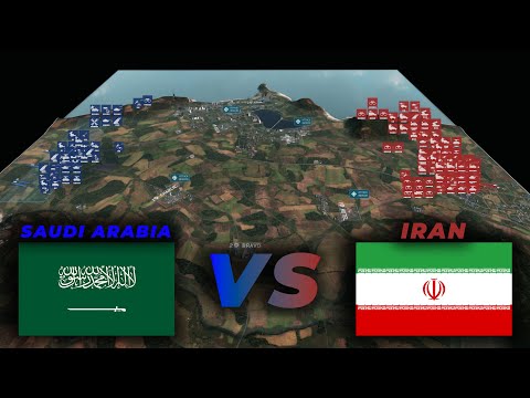 100.000 SAUDI ARABIAN ARMY vs 100.000 IRAN | WARNO