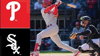 PHILLIES VS WHITE SOX FINAL 9-0