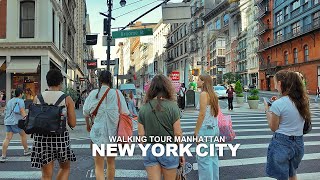 New York Manhattan Summer Walk, 8th Avenue, 34th Street, 7th Avenue, Broadway, SoHo, Times Square