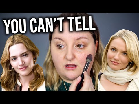 TRYING TO DO MY MAKEUP LIKE THE MOVIES... SO YOU CAN'T SEE IT